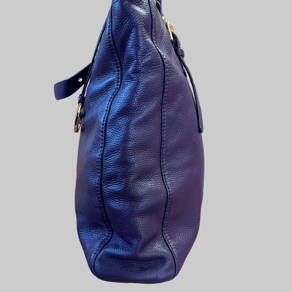 Michael Kors purple leather tote, NEW WITH TAGS! - Picture 5 of 6